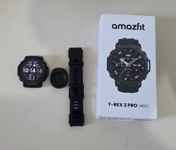 Smartwatch Amazfit T-Rex 3 Pro - Estado de Novo (Resistente e Completo)