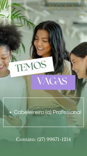 Vaga para cabeleireiro (a) profissional - Atuar em salão de beleza 