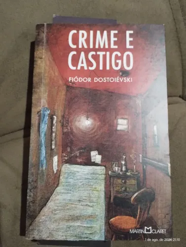 Vendo livro crime e castigo