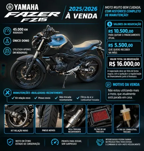 Yamaha fz15 connected