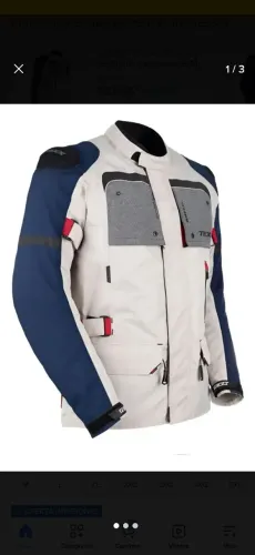 Jaqueta masculina motociclista 