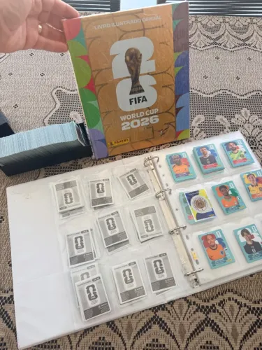 Álbum da Copa 2026 Dourado Completo com 994 figurinhas