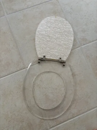 Tampa acrílico vaso sanitário 