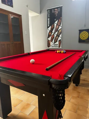 Mesa de sinuca direto da fábrica