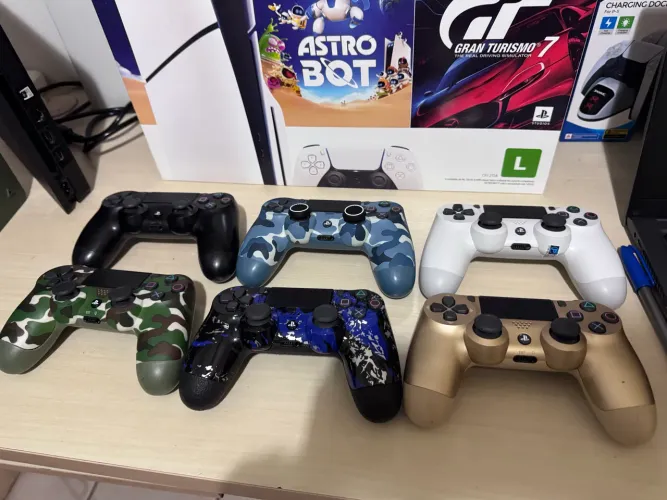 Controle PlayStation 4 original em estado de novo