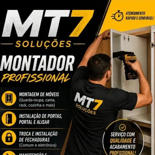 Montagem manutenção instalação de móveis porta ?