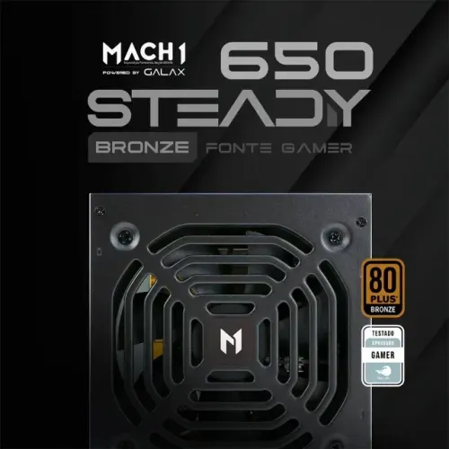 Fonte 650W 80 Plus MACH1