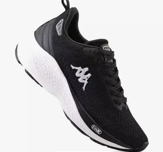 Tênis Kappa Pulse Preto e Branco - Novo