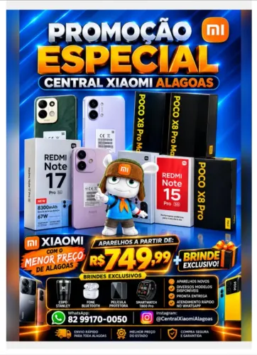 Xiaomi Poco F8 Pro 5G, Poco X8 Pro Max 5G, Poco X7 Pro 5G e Diversos modelos disponíveis 