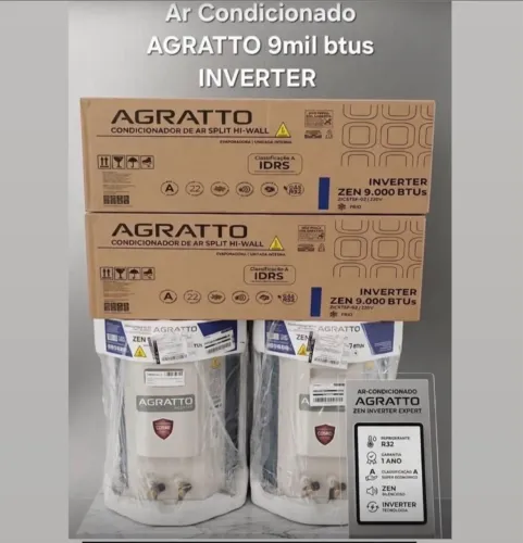 Ar condicionado Agratto 9mil BTUS Inverter
