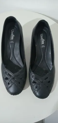 Sandália ( sapatilha) Usaflex ( modelo: Peep Toe) Tam.36. Usada.