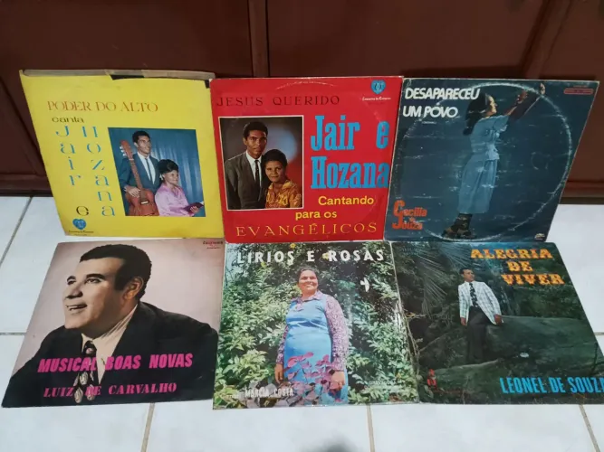 Lote LPs evangélicos variados (01)
