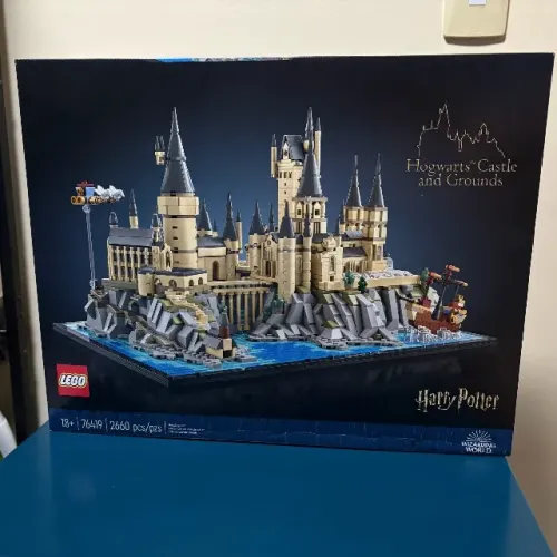 lego harry potter castelo e terreno de hogwarts 76419