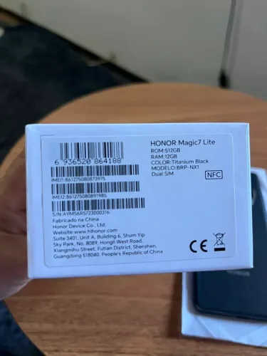 Vende - Se Celular HONOR MAGIC 7 LITE 512GB Ram 12GB, Cor Titanium Black, Dual Sim !