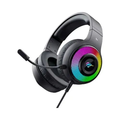 Headset Gamer Havit H2042D P2 PC/USB RGB Preto - AC3182