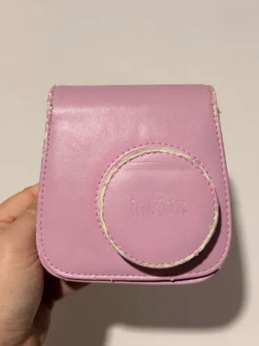 capa instax mini rosa claro