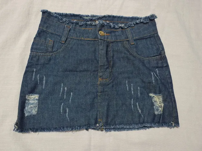 Saia jeans 