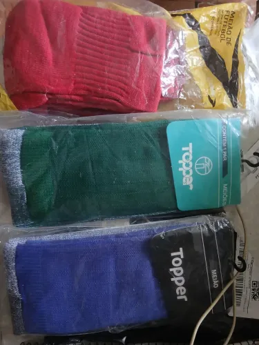 Meioes topper azul vermelho ou verde 