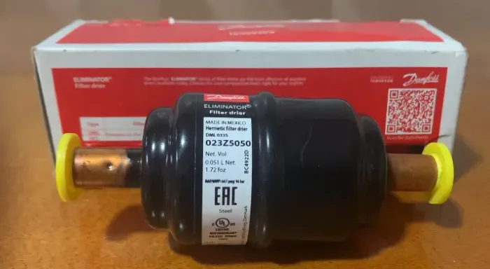 FILTRO SECADOR DANFOSS DML 033S - 3/8 SOLDA MODELO 023Z5050