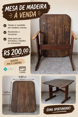 Mesa de madeira