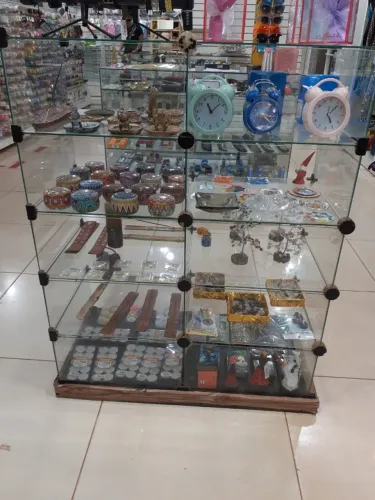 Vitrine espositor de vidro