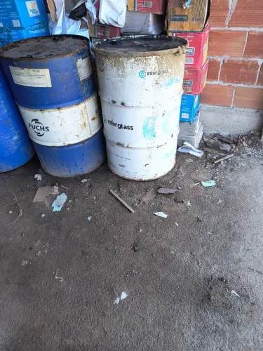 Tambor de ferro 200 litros 
