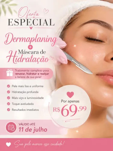 Limpeza e hidratação profunda
