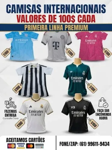 Camisas de time qualidade premium