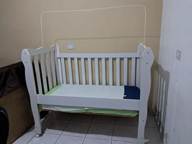 Berço Americano Multifuncional com Colchão