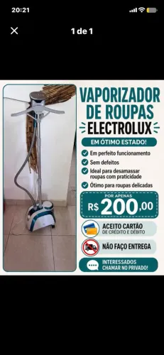 Vaporizador de roupas