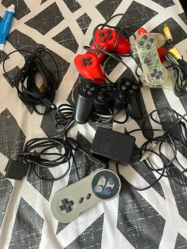 Lote de itens consoles retrô