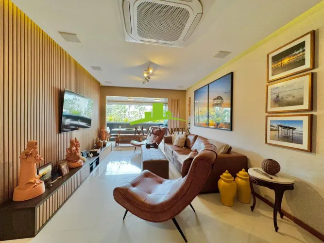 Armação, Apartamento à Venda em Salvador, 133m², 4 Quartos, 3 Suítes, Nascente, Varanda Go