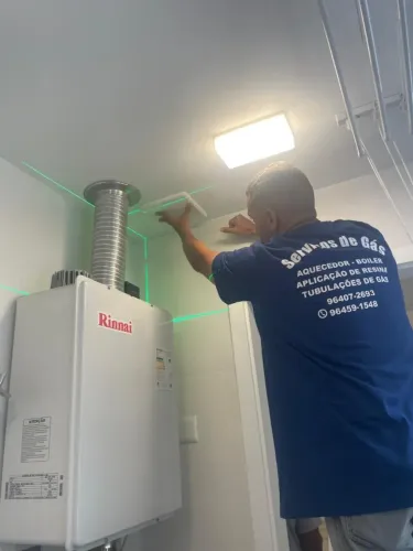 Aquecedor fora das normas da inspeção de gás - Macaé RJ