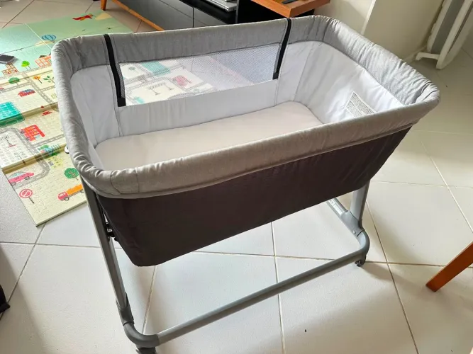 Berço Cosco kids, Co-bed 0 a 9kg Cinza Escuro