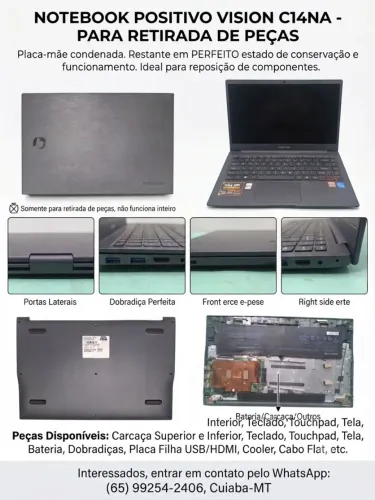 Notebook Positivo Vision C4 12BA-14