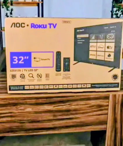 tv AOC Roku 32 polegadas nova 