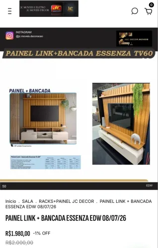 PAINEL E BANCADA ESSENZA