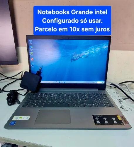 Notebook Grande bom e barato entrego os parcelo