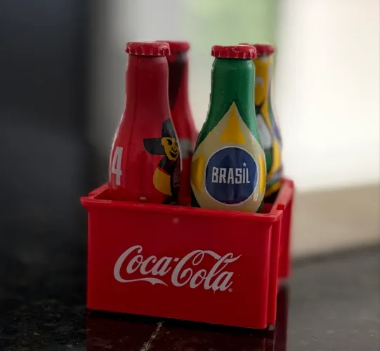 Coleção Mini Garrafinhas Coca-Cola - Oficial Copa do Mundo 2014