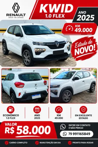 Renault Kwid Zen 1.0 Flex 12V 5P Mec. 2025