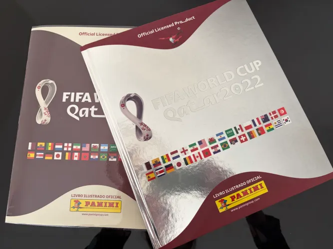 Álbuns Copa do Mundo 2022 completos 