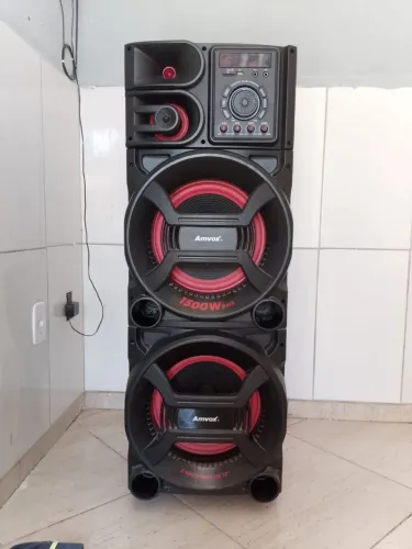 CAIXA DE SOM AMVOX 1500W