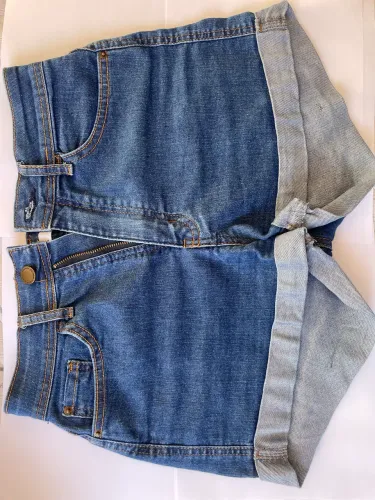 Shorts jeans bluesteel cintura alta número 36