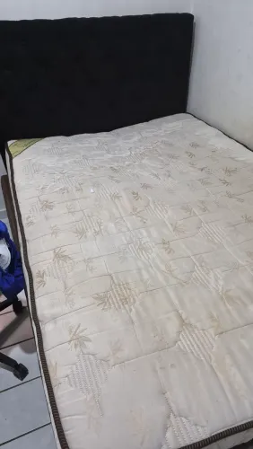Cama + Colchão + Cabiceira de casal Ortobom magnific