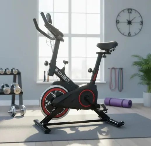 Liftness Bicicleta Ergométrica Liftness Spinning X11 Cor Preto/vermelho