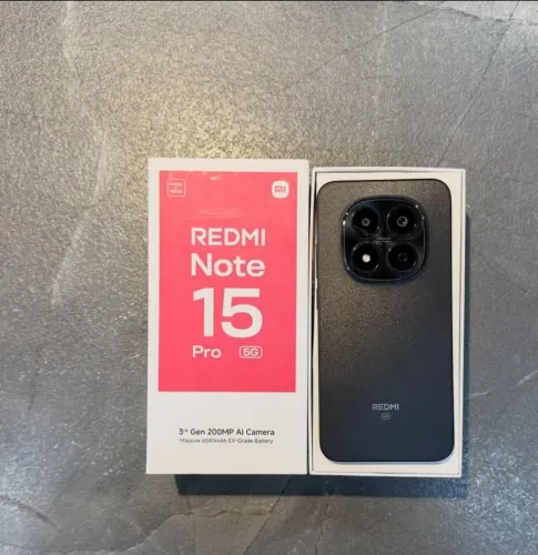 Note 15 pro 256/8 5G Lacrado Lançamento 2026 Global