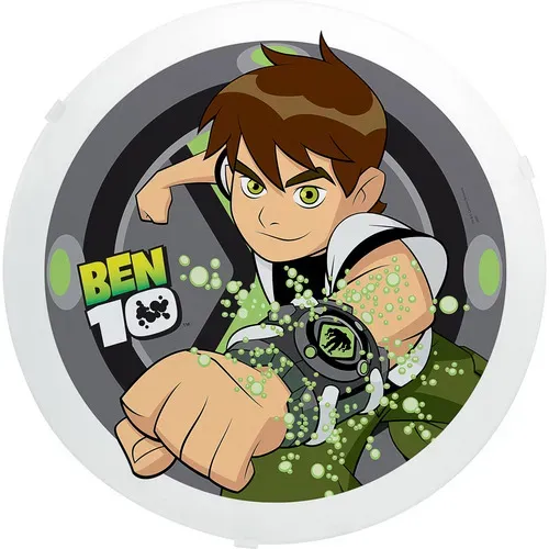 Excelente luminária do Ben 10. Ótima para enfeitar quarto de criança.