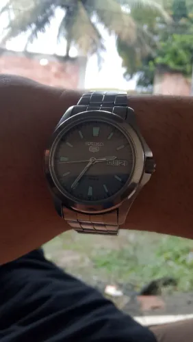 Relógio Seiko 5 estrelas todo original. Aproveite!