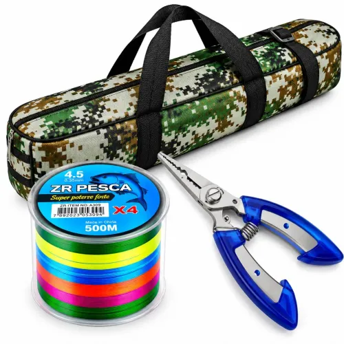 Bolsa para acessórios e varas de pesca 80 cm