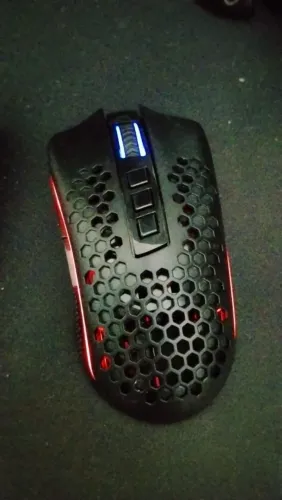 MOUSE GAMER REDRAGON STORM PRO RGB SEM FIO PRETO